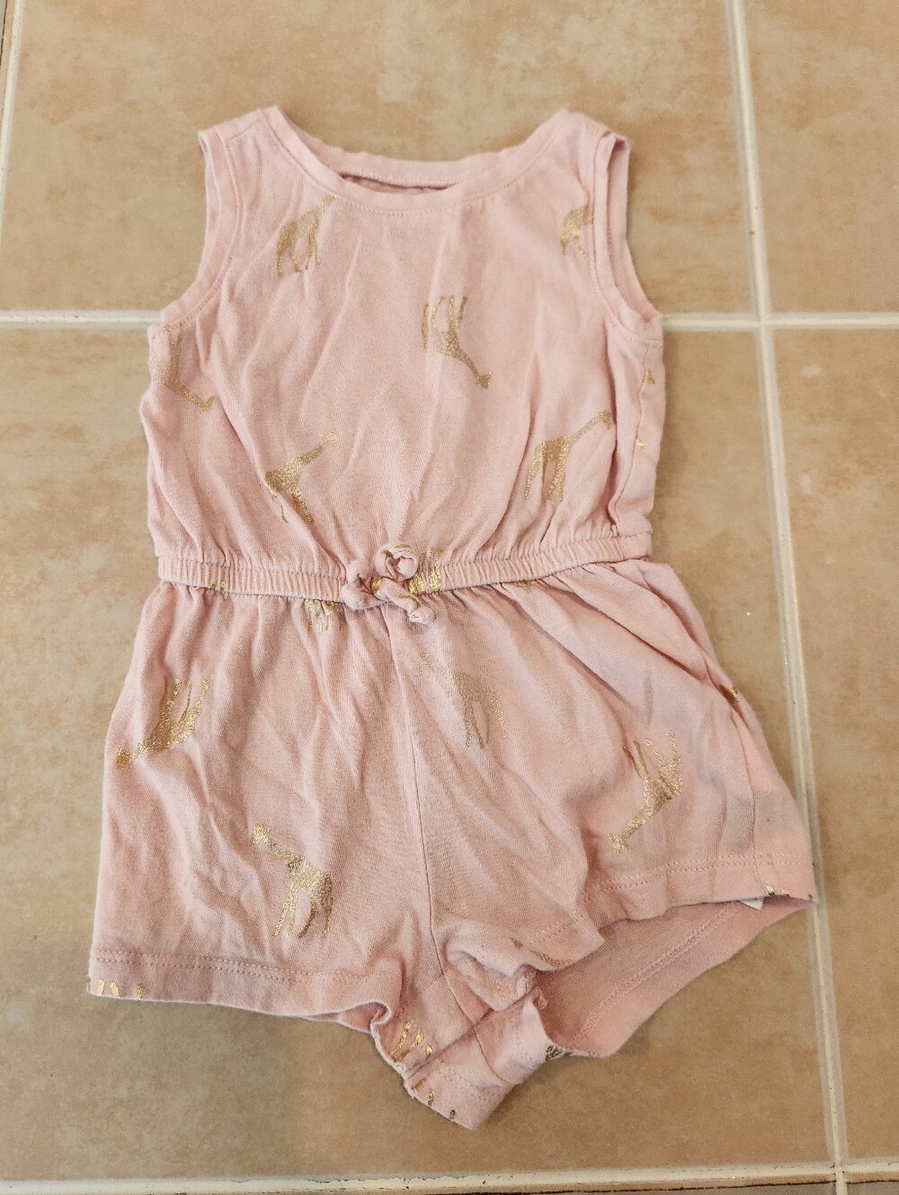 6-12 Months Giraffe Romper